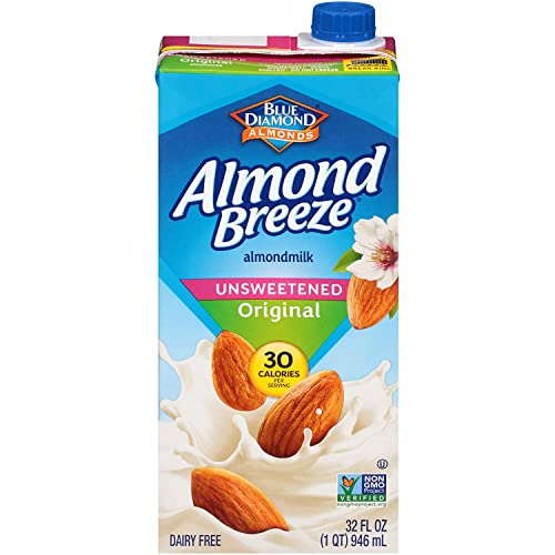 Carton nutrition and ingredient highlights from Almond Breeze.