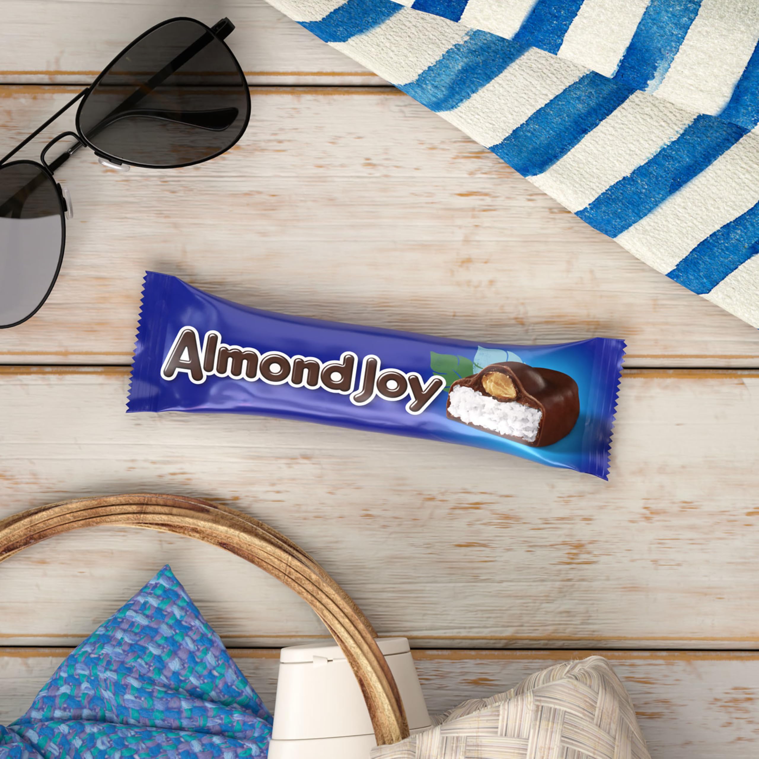 Almond Joy tropical chocolate candy brightens holiday dessert tables.