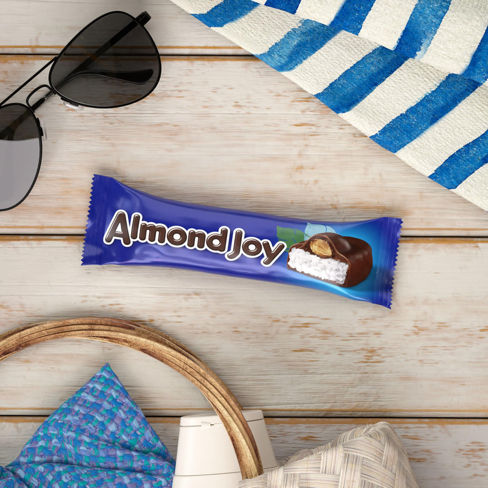 Almond Joy tropical chocolate candy brightens holiday dessert tables.