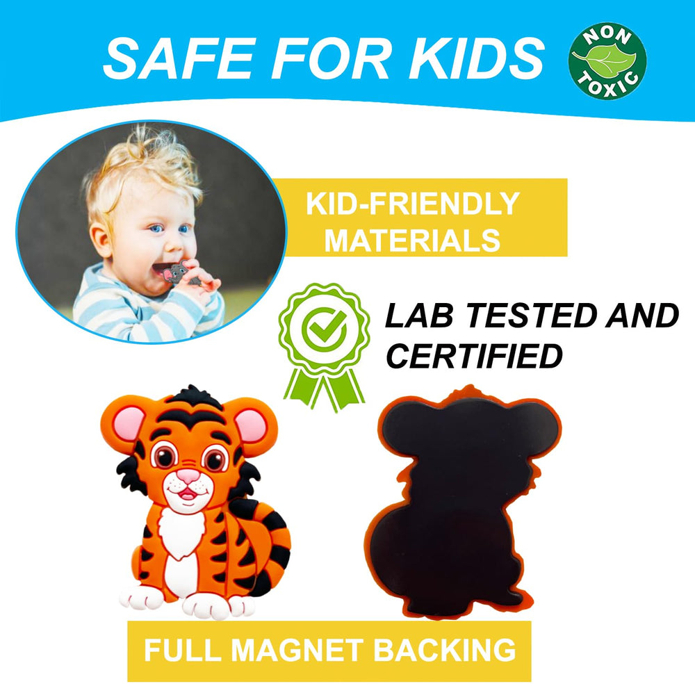 ALNETI elephant magnet for toddlers aids early sorting on the fridge