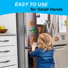 ALNETI giraffe magnet helps kids learn shapes while on the fridge