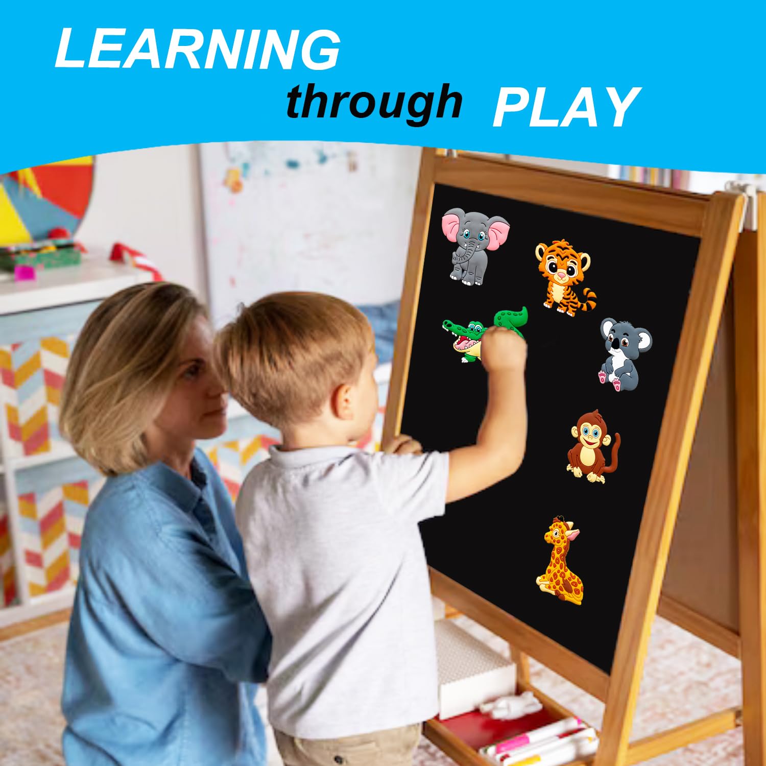 ALNETI monkey magnet adds playful animal variety for pretend play