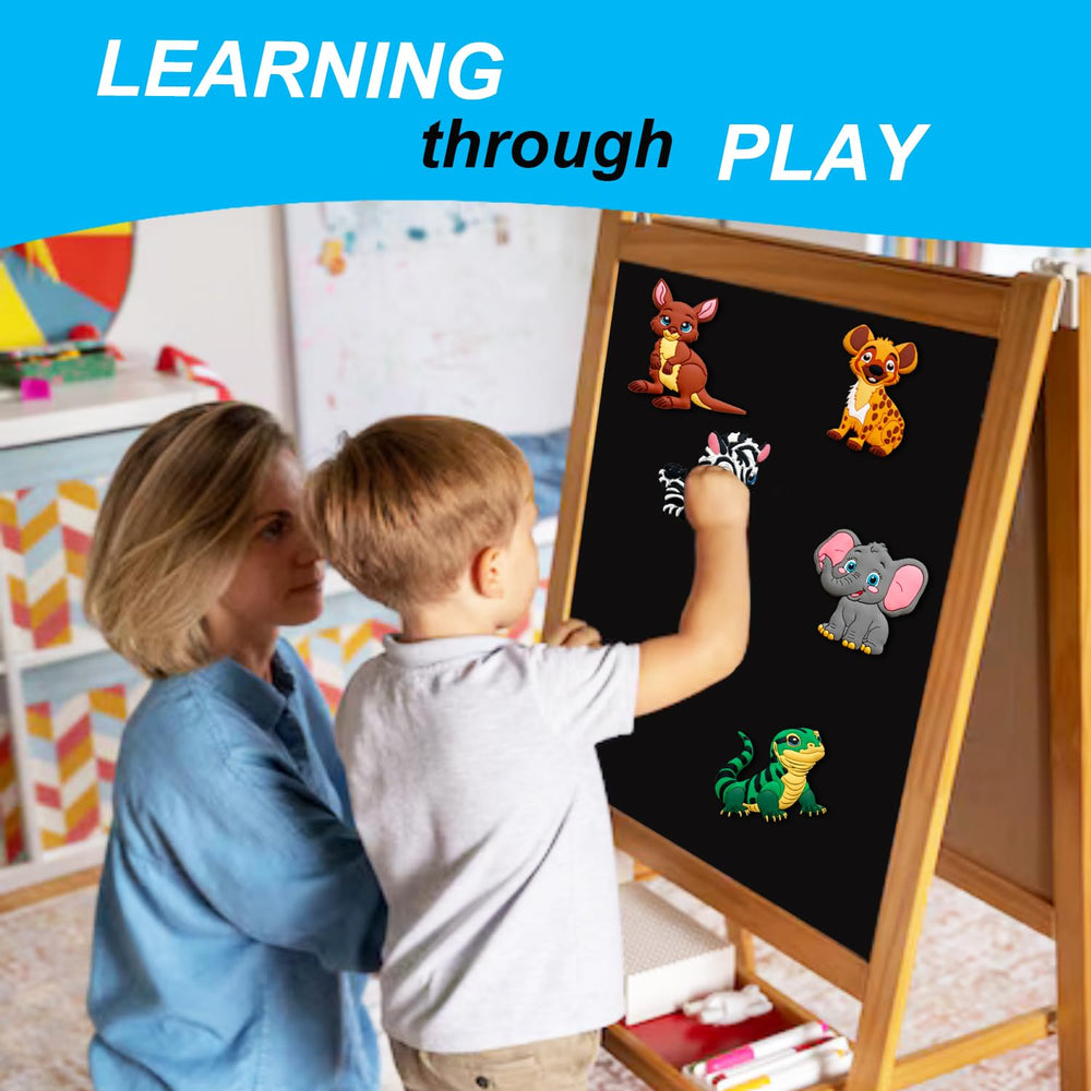 ALNETI giraffe magnet for toddlers features chunky grip for easy handling
