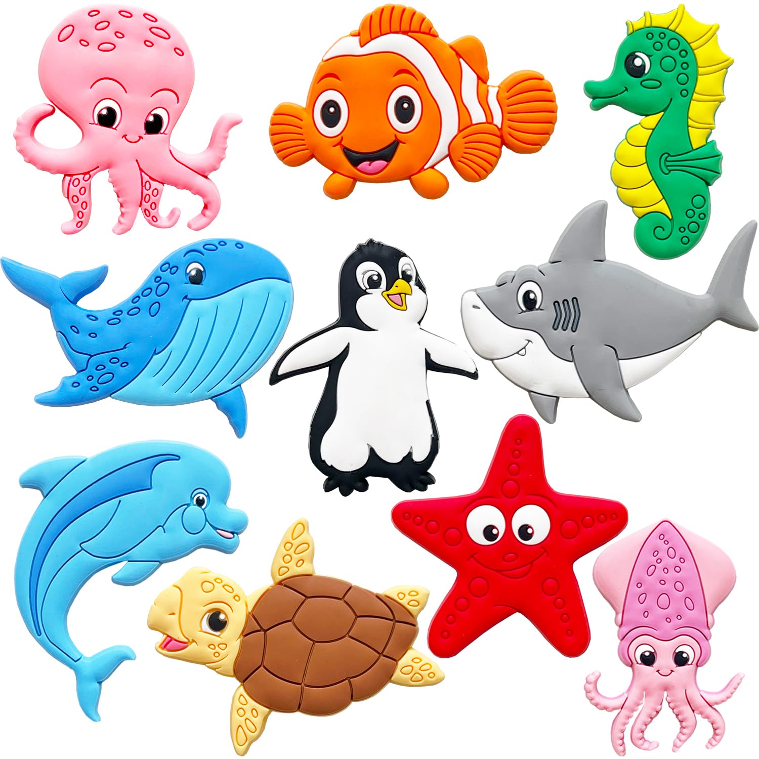 ALNETI turtle magnet helps toddlers recognize colors during play.