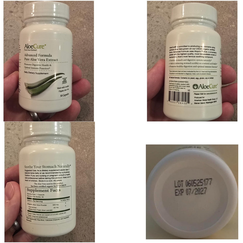 AloeCure Immune-support themed image hints potential overall wellness benefits.