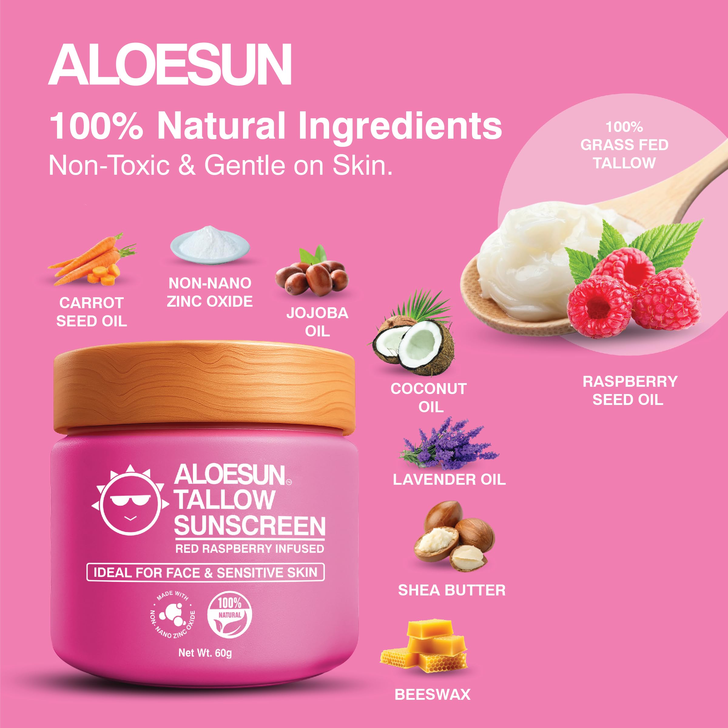 ALOESUN reef-safe beeswax formula protecting oceans during water play