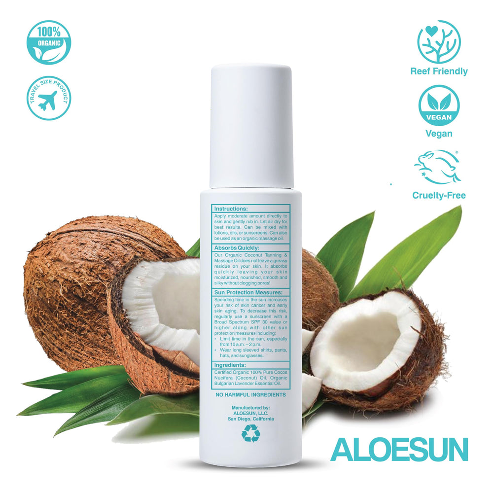 ALOESUN Lavender aroma close-up capturing spa-like scent during application.