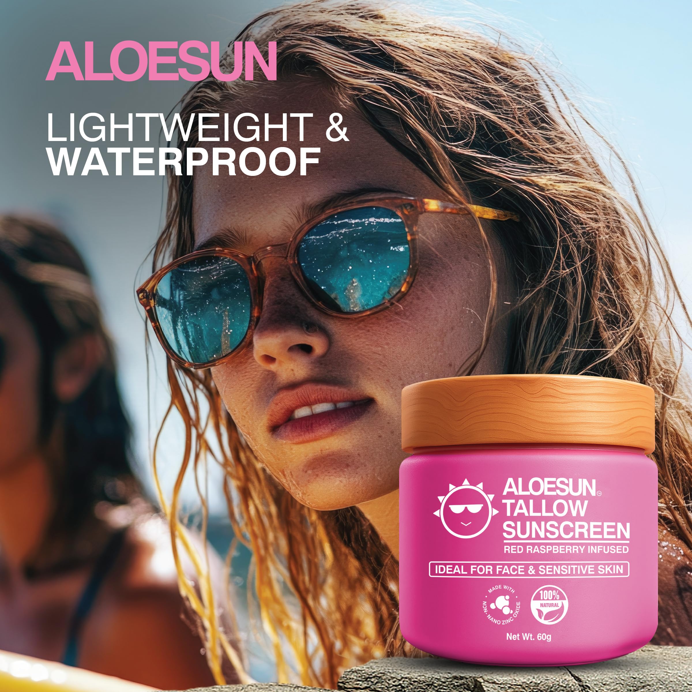 ALOESUN baby-safe sunscreen suitable for scalp and delicate skin