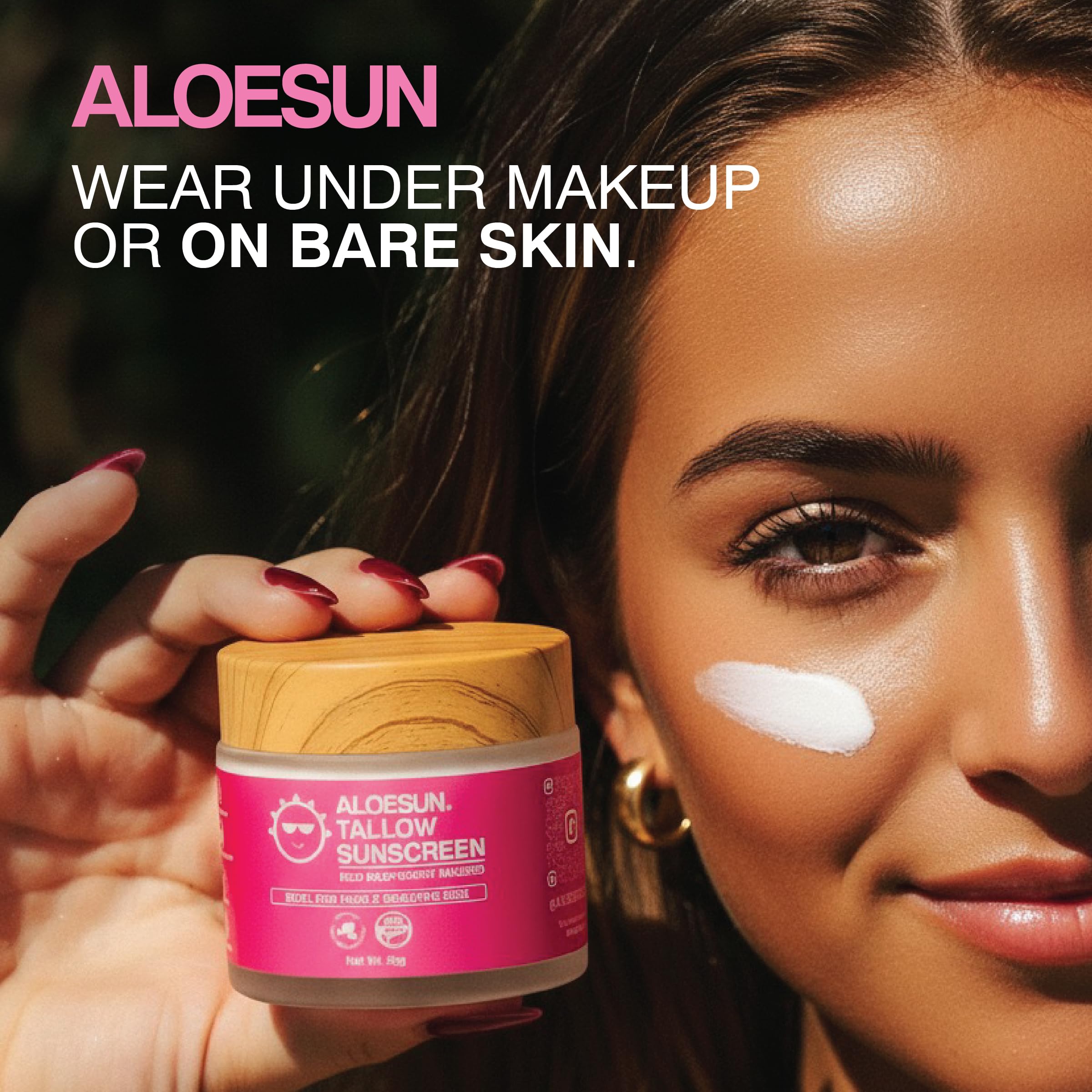 ALOESUN travel-size sunscreen 2-12-oz ideal for on-the-go protection
