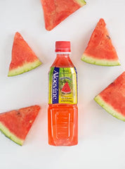 Aloevine Watermelon Aloe pulp close-up showing real aloe chunks.