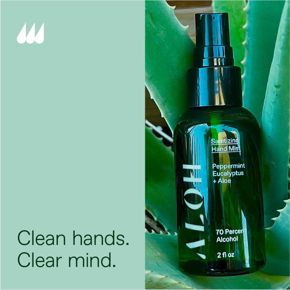 ALŌH three-pack sanitizers for family or travel needs.