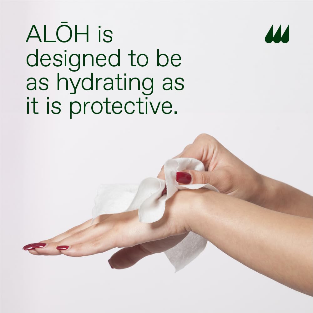 ALŌH wipes in a gym bag scene for clean hands on the go