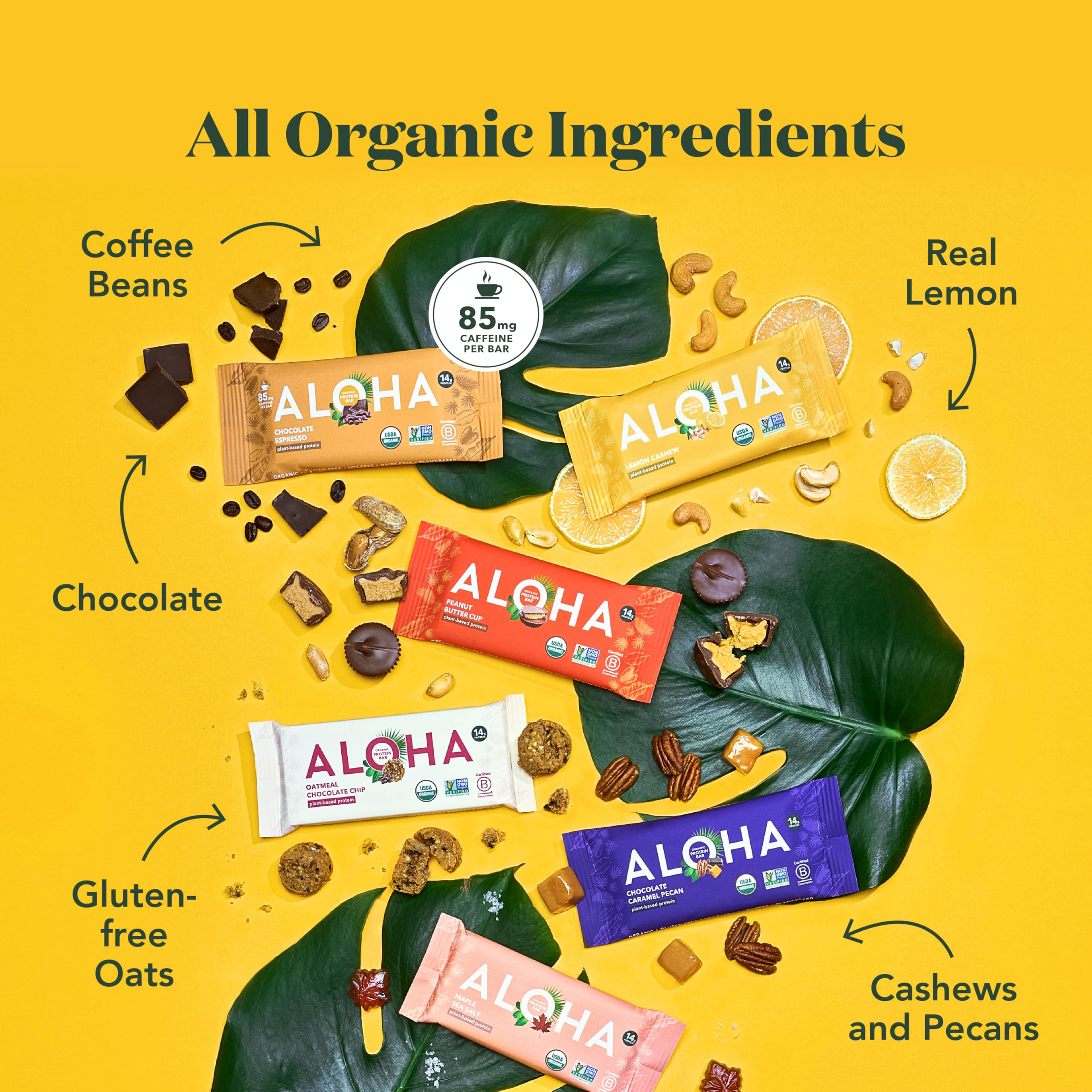 ALOHA Bar Chocolate Espresso shows bold coffee notes and protein for focus