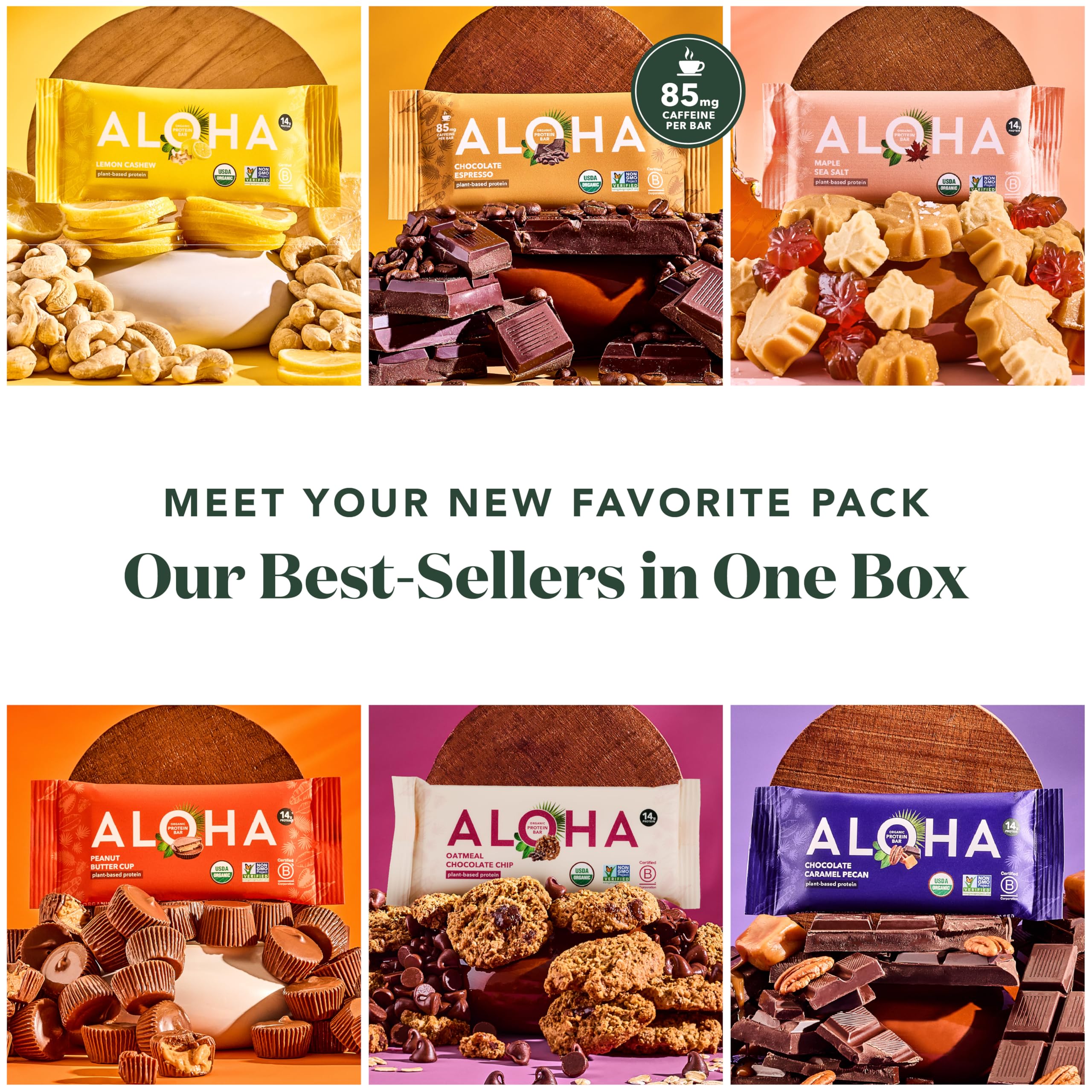 ALOHA Bar Lemon Cashew showcases bright citrus and fiber-rich protein for snacks