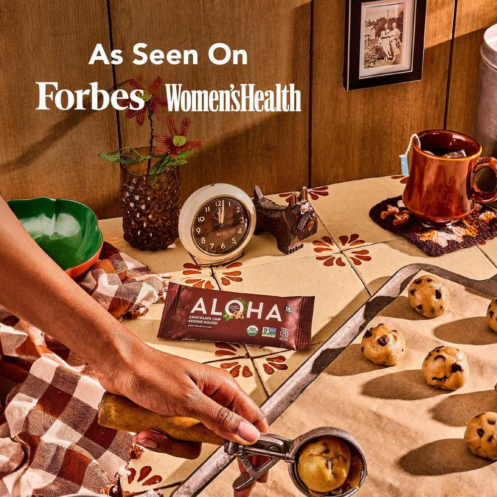 ALOHA bar on the go, ideal for pre- or post-workout fueling.
