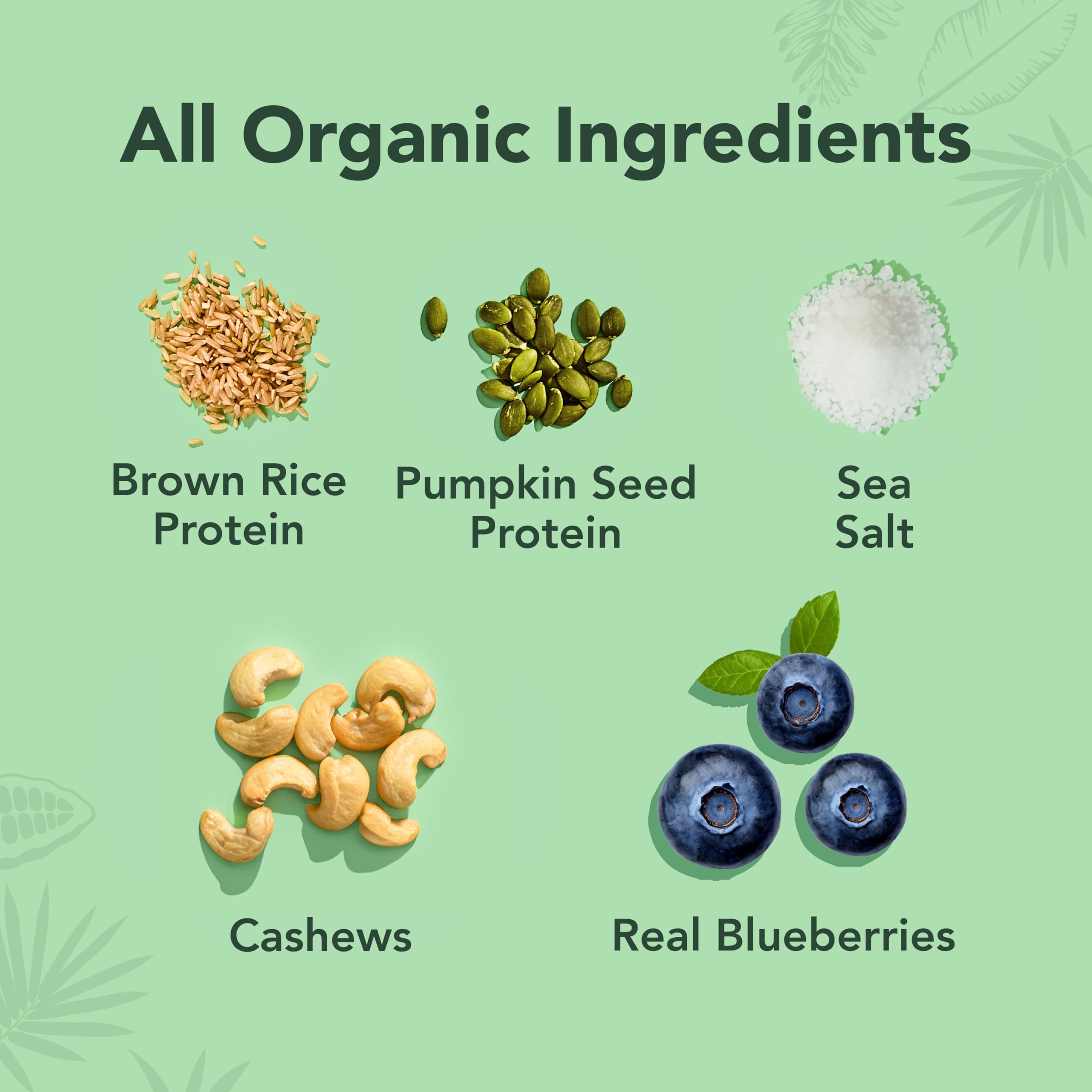 ALOHA Blueberry bar serving idea illustrating a healthy snack.