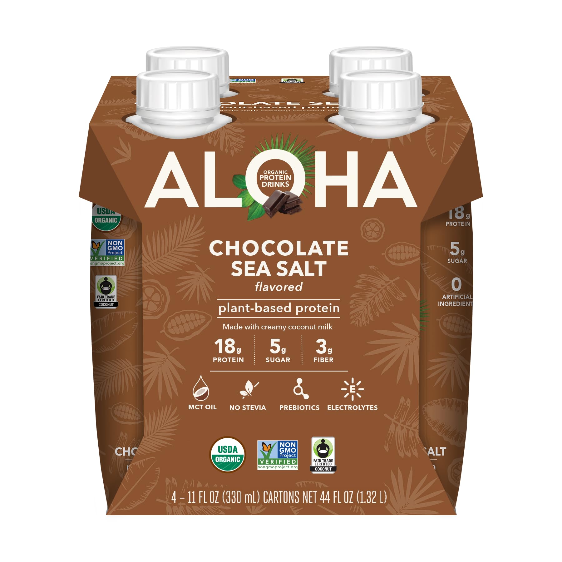 ALOHA on-the-go in gym bag ready beverage for busy days.