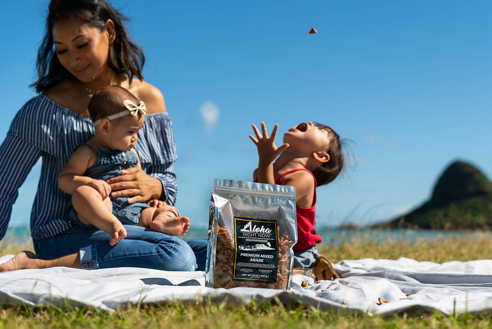 Aloha Right Now Hawaii hand-packed bag preserves freshness