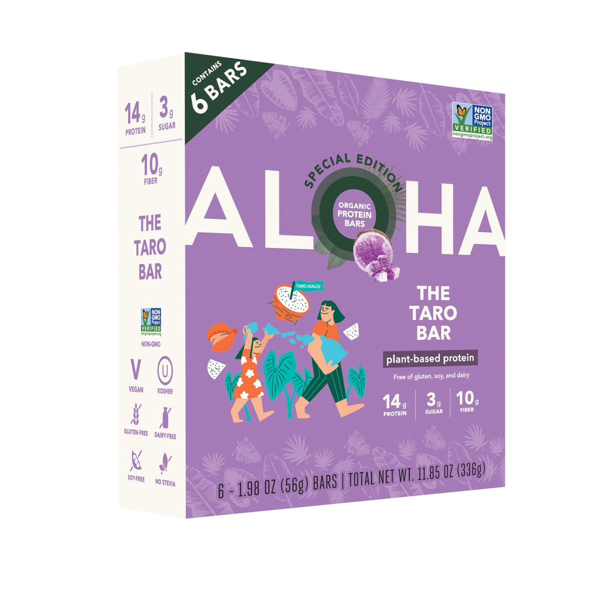 ALOHA Taro Bar Special Edition box for on-the-go snacking