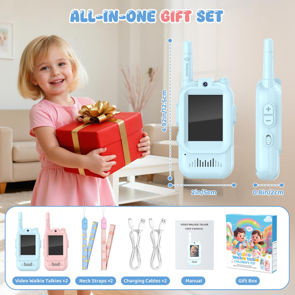 Alotwan video walkie talkie durable-abs-body emphasizes rugged, drop-resistant design for daily use.