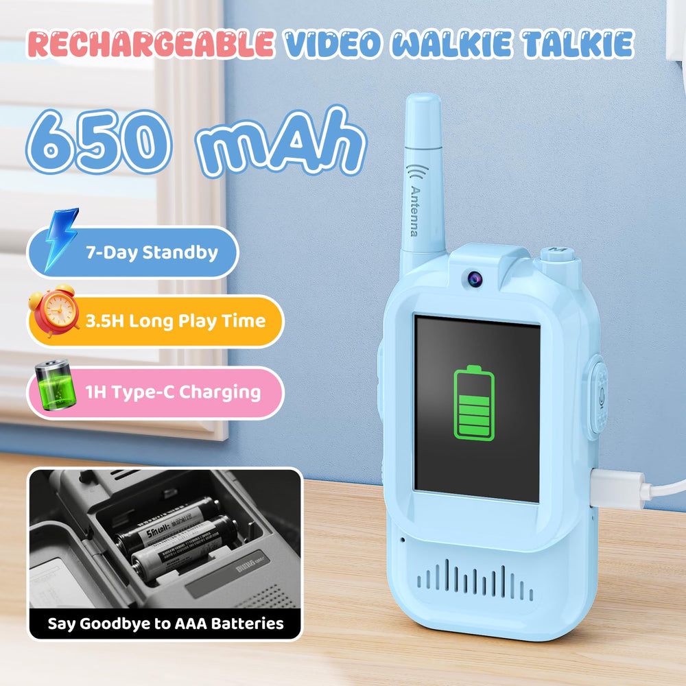 Alotwan video walkie talkie outdoor-play demonstrates reliable range during group activities.