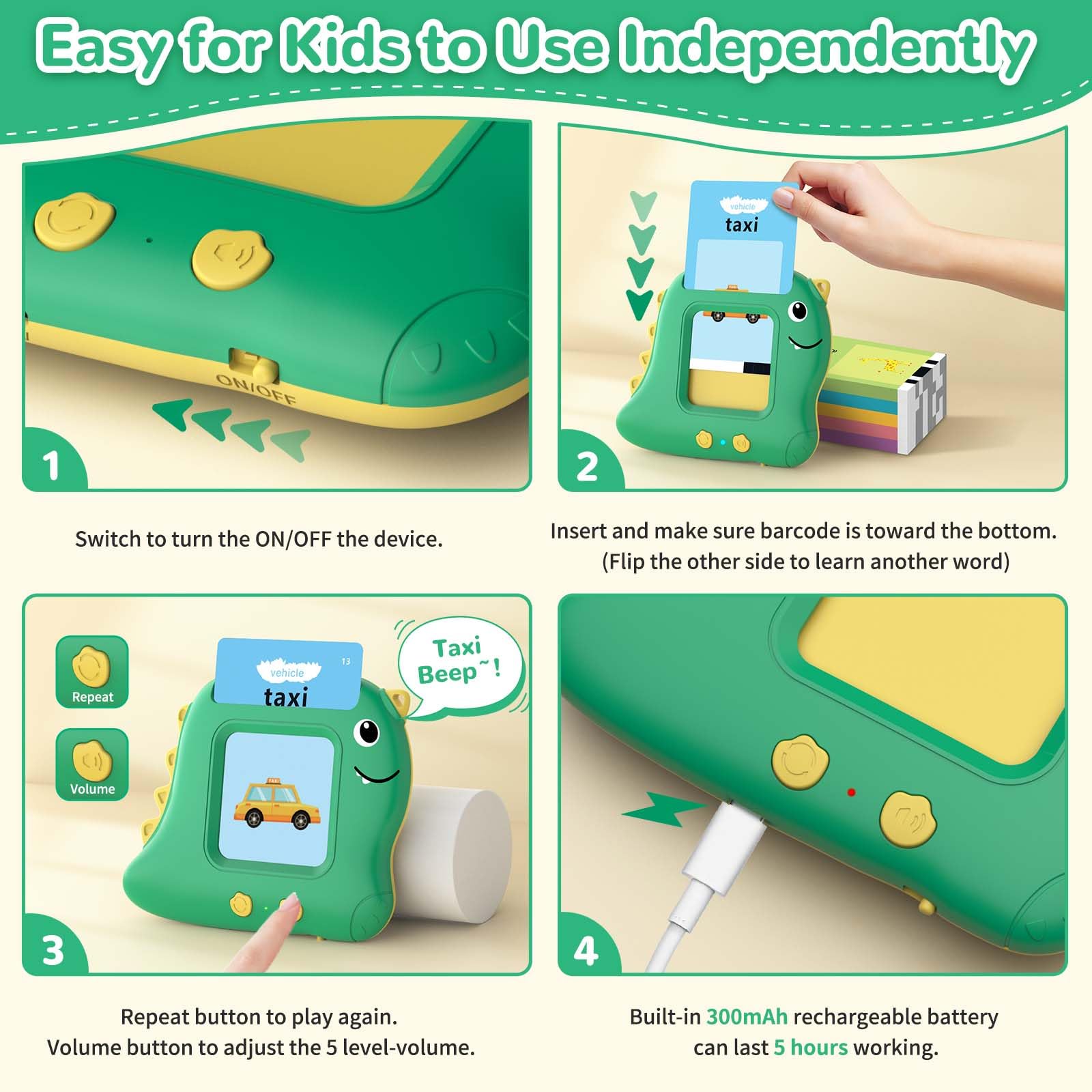 Alotwan wrist strap enables easy travel and outdoor learning.