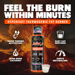 ALPHA LION Burn2O bottle label highlights zero-calorie vegan formula.