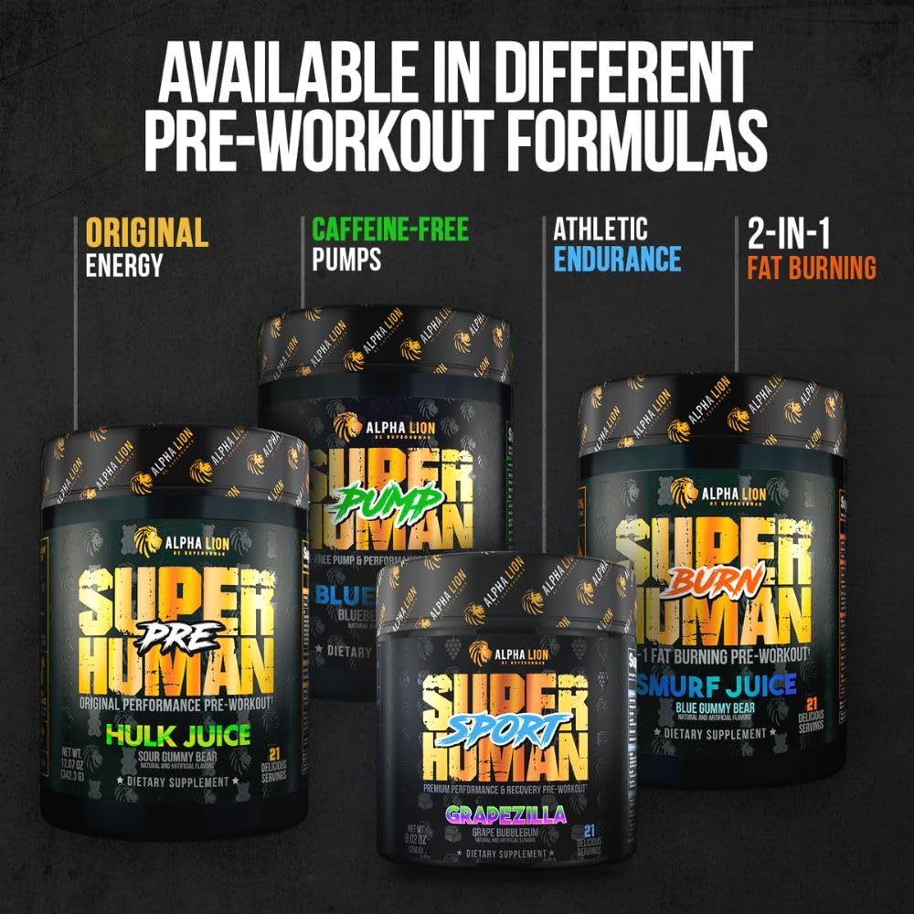 ALPHA LION Core Pre-Workout serving glass with powder and ice for training.