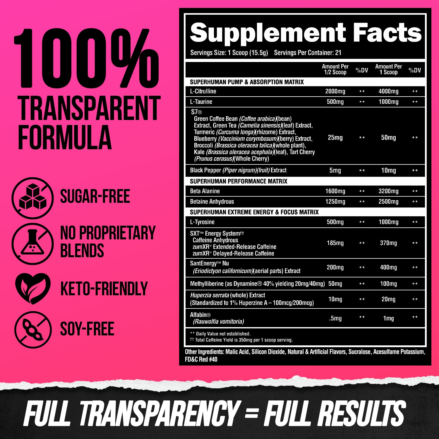 Alpha Lion Superhuman Extreme glass of water suggests convenient hydration during workouts.