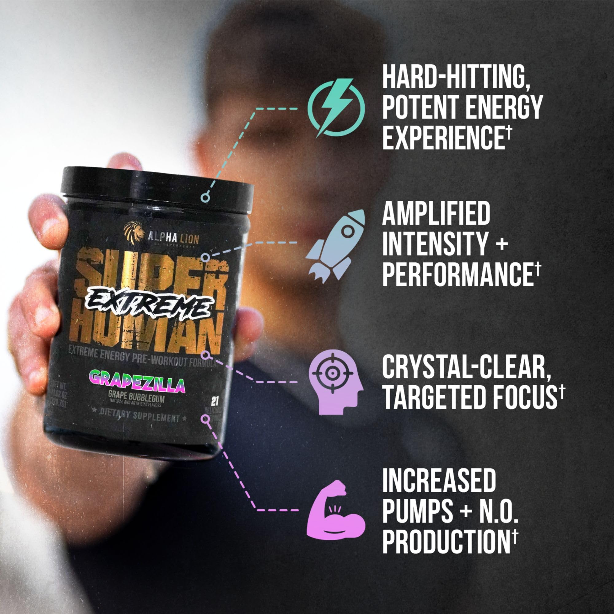 ALPHA LION Superhuman Extreme gym pump moment hints at endurance support