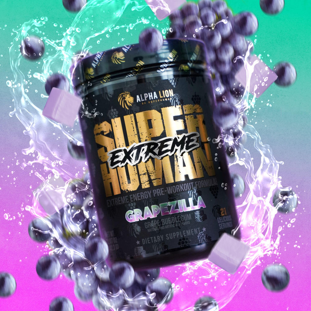 ALPHA LION Superhuman Extreme stack idea shows pairing with Intra and Protein