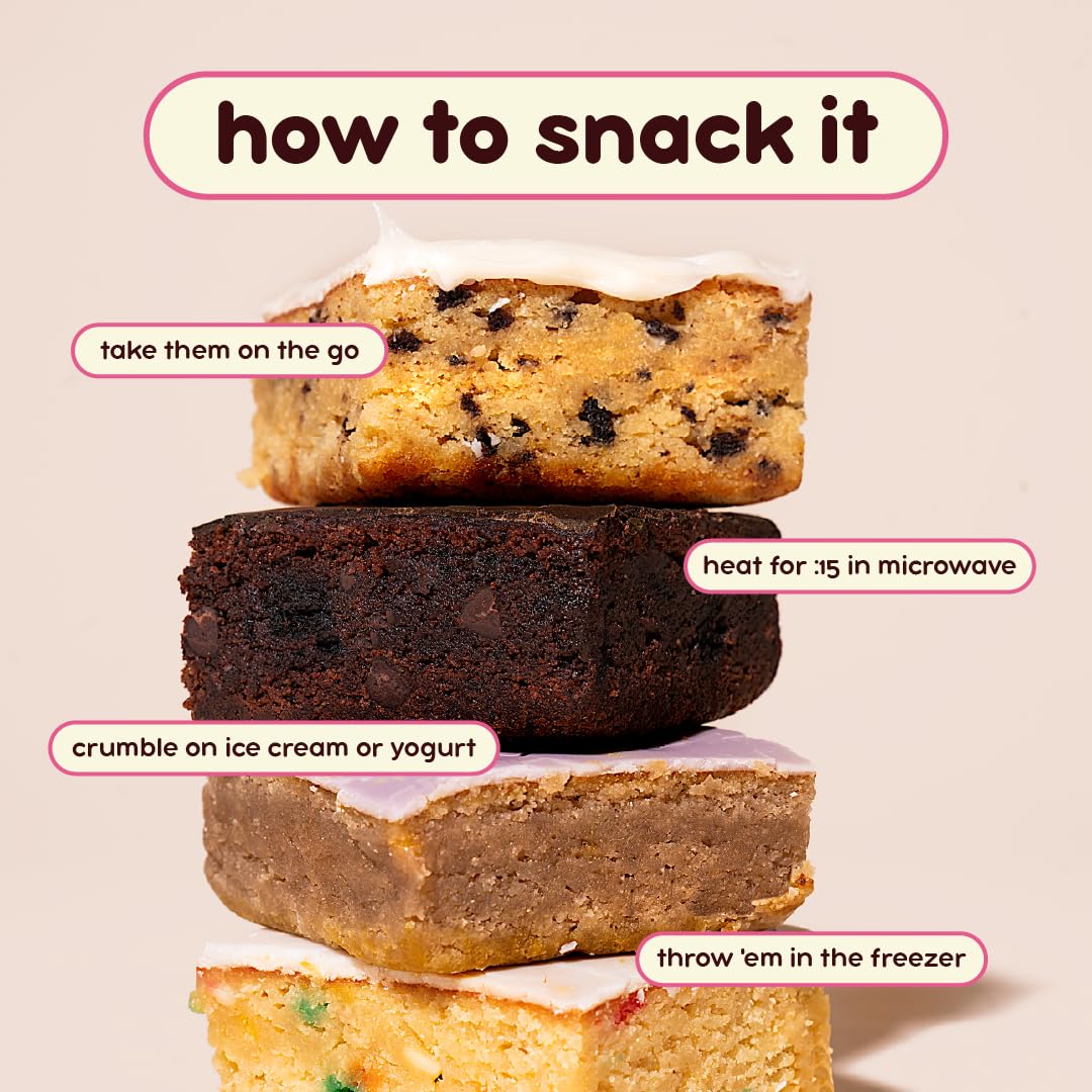 Prime Bites chocolate cookie monster brownie flavorful protein treat