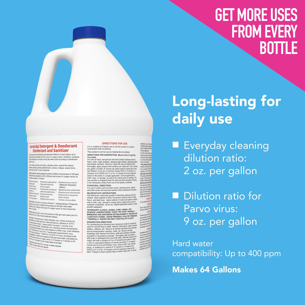 Packaging front of KennelSol highlighting three-in-one solution.