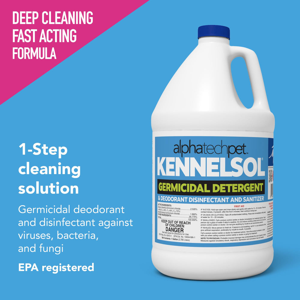 Surface spray showing cleaning, disinfecting, and deodorizing in one step.