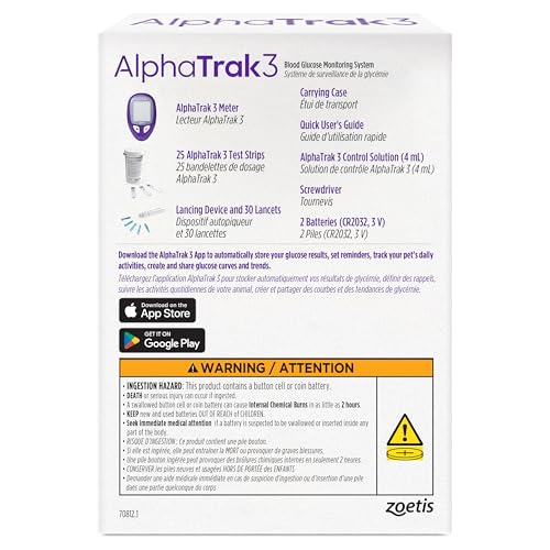 AlphaTRAK 3 test strips in case for reliable home testing