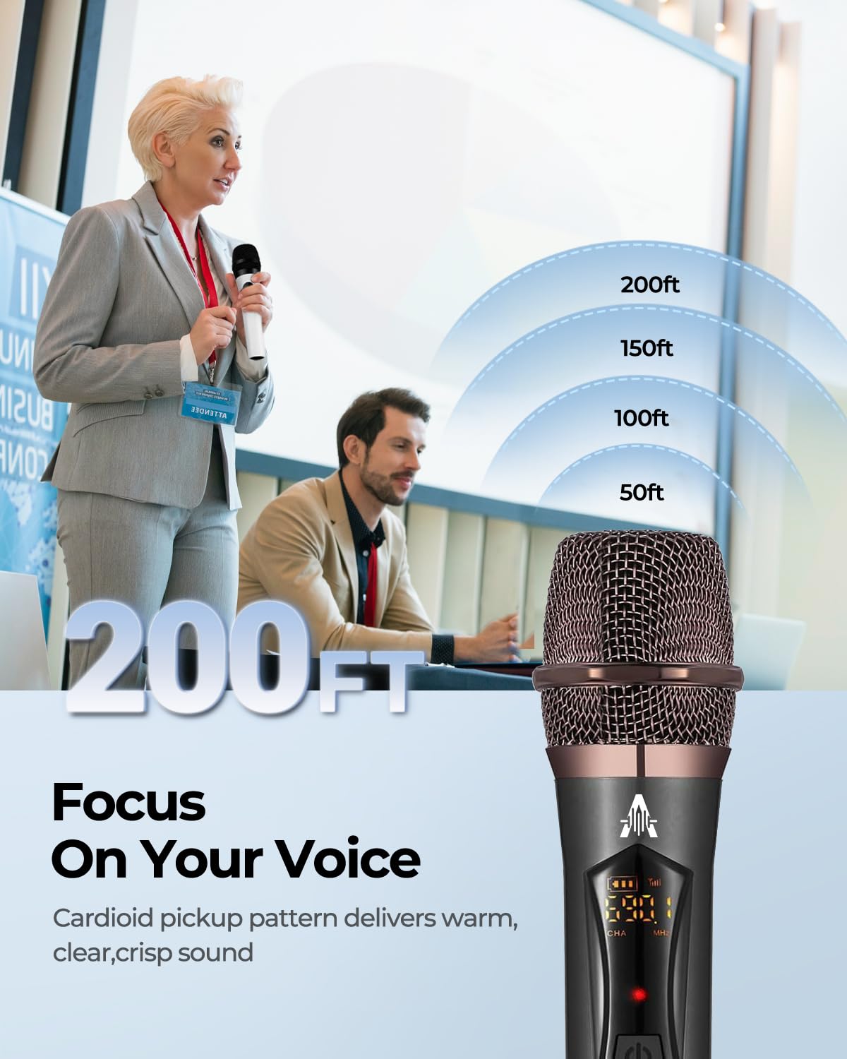 ALPOWL DSP noise reduction improves voice clarity in busy venues