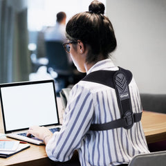 Alsoay back brace worn under clothes stays discreet during workouts.