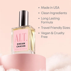 Dream Chaser travel-size bottle ideal for on-the-go touch-ups and daily use.