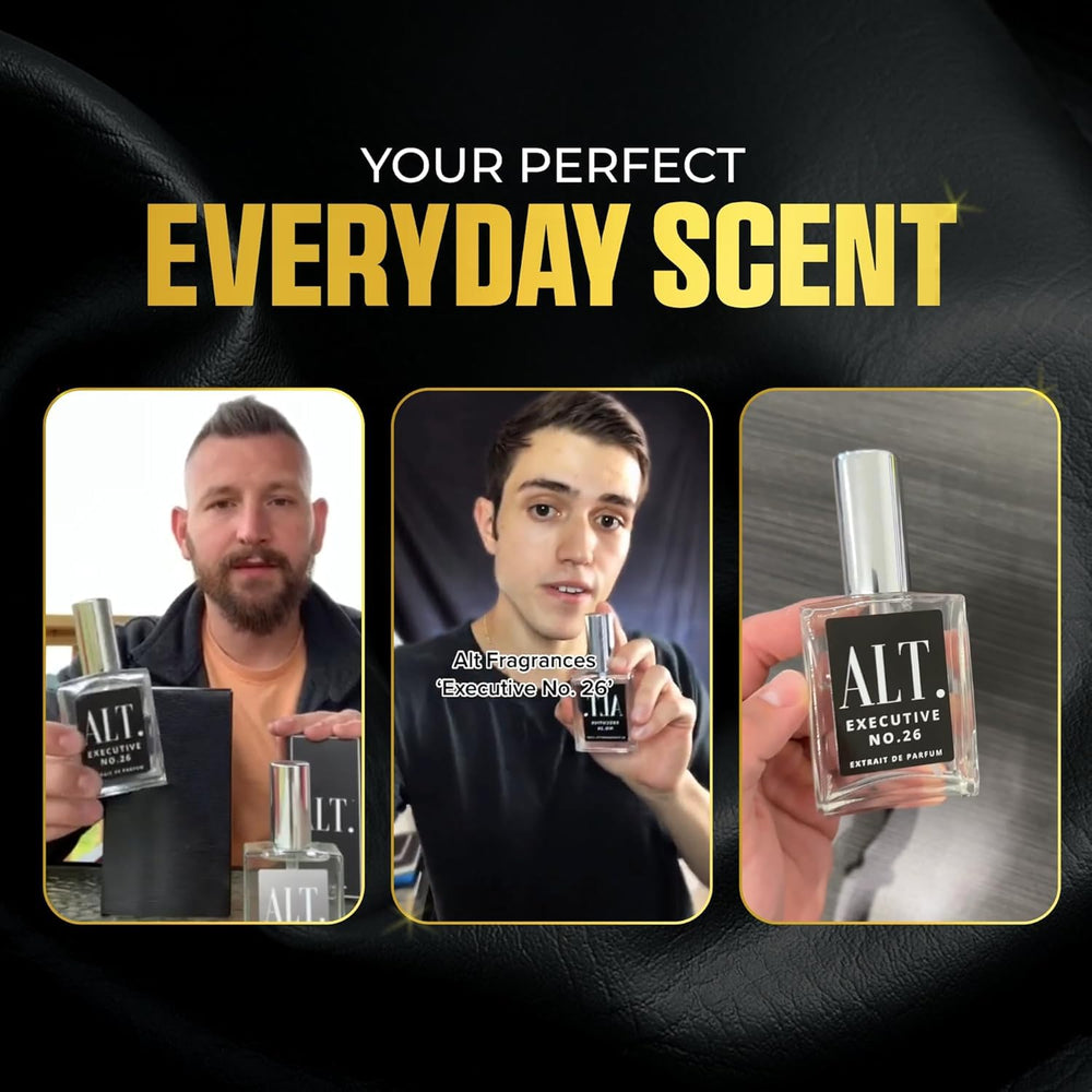 ALT. FRAGRANCES Executive No. 26 base notes oakmoss provide lasting warmth