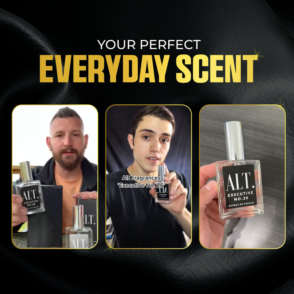 ALT. FRAGRANCES Executive No. 26 wearable for work or evenings, versatile fragrance.