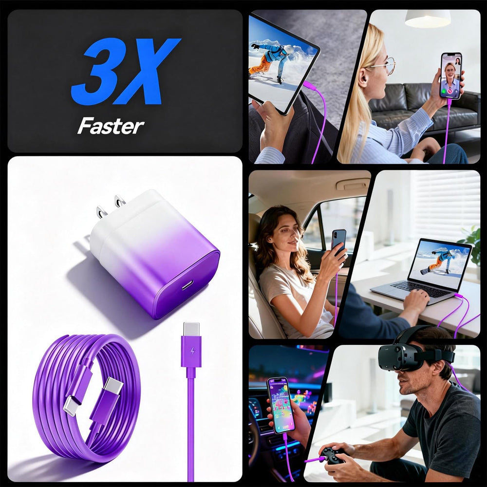 Office desk setup with the S25 Ultra Charger staying connected.