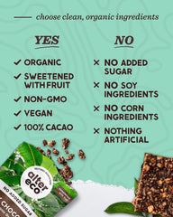 Alter Eco Organic vegan certification label reinforces plant-based snack appeal.
