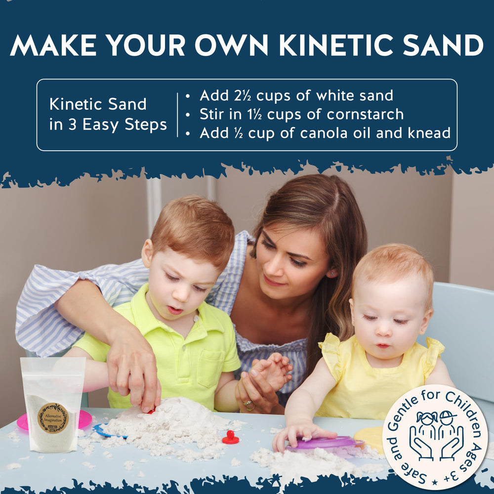 Alternative Imagination white sand adds color and texture to vases