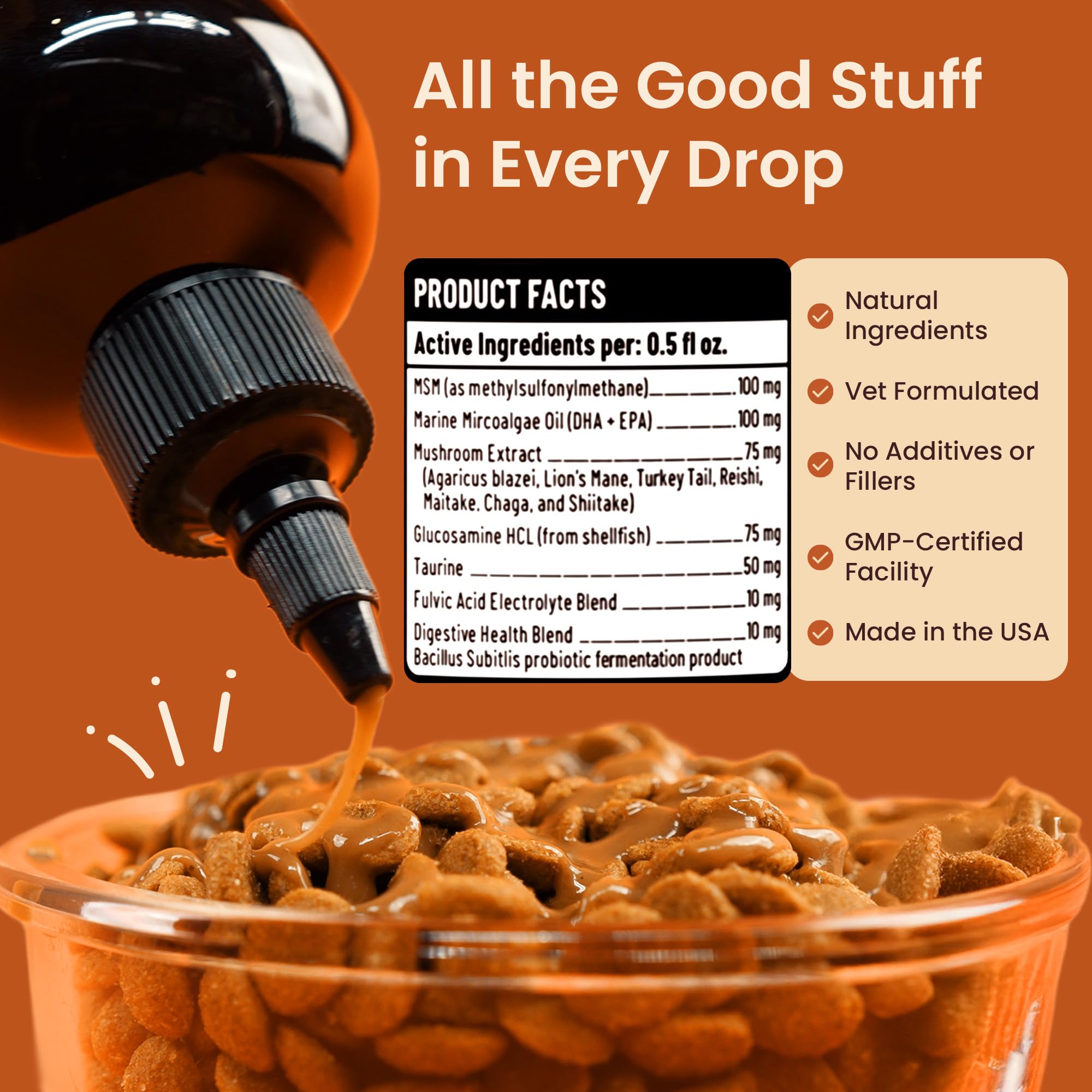 Altira Everyday Dog Gravy bottle label with GMP badge for quality