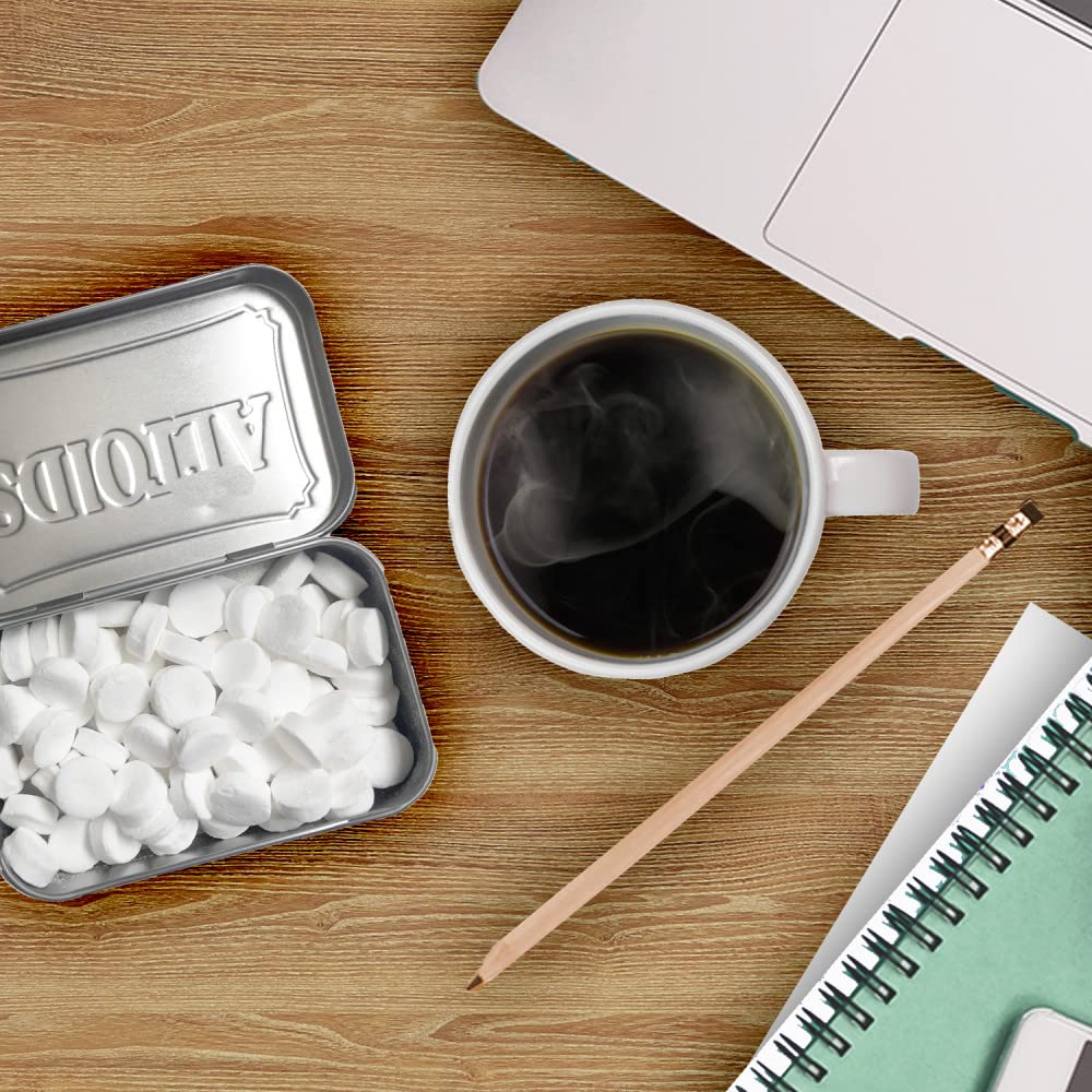 Altoids on desk with pack for quick, discreet mint moments