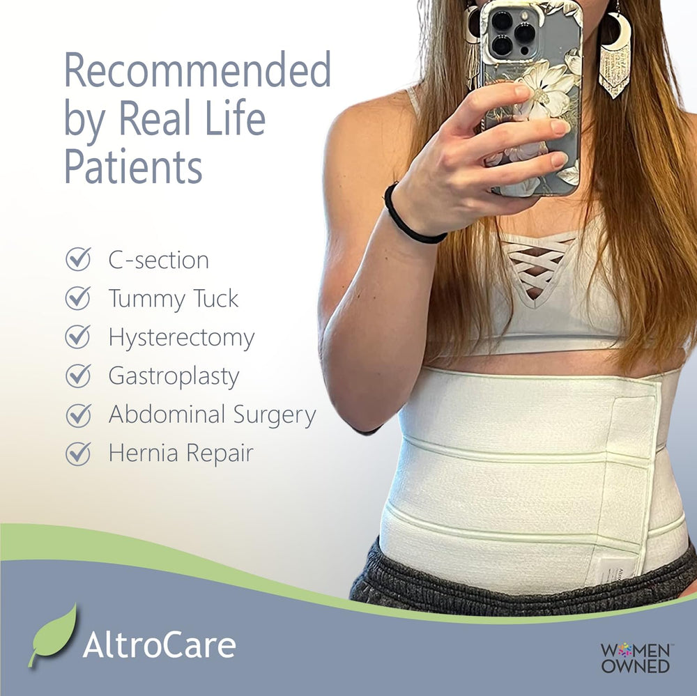 AltroCare post-surgical support ready for recovery after C-section or hysterectomy.