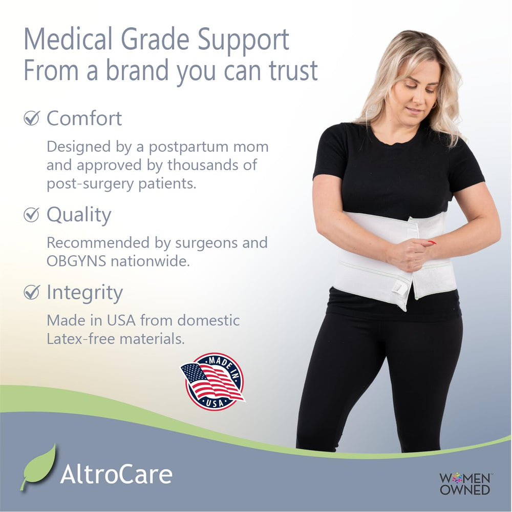 AltroCare three-panel design flexes with body contours while providing steady support.