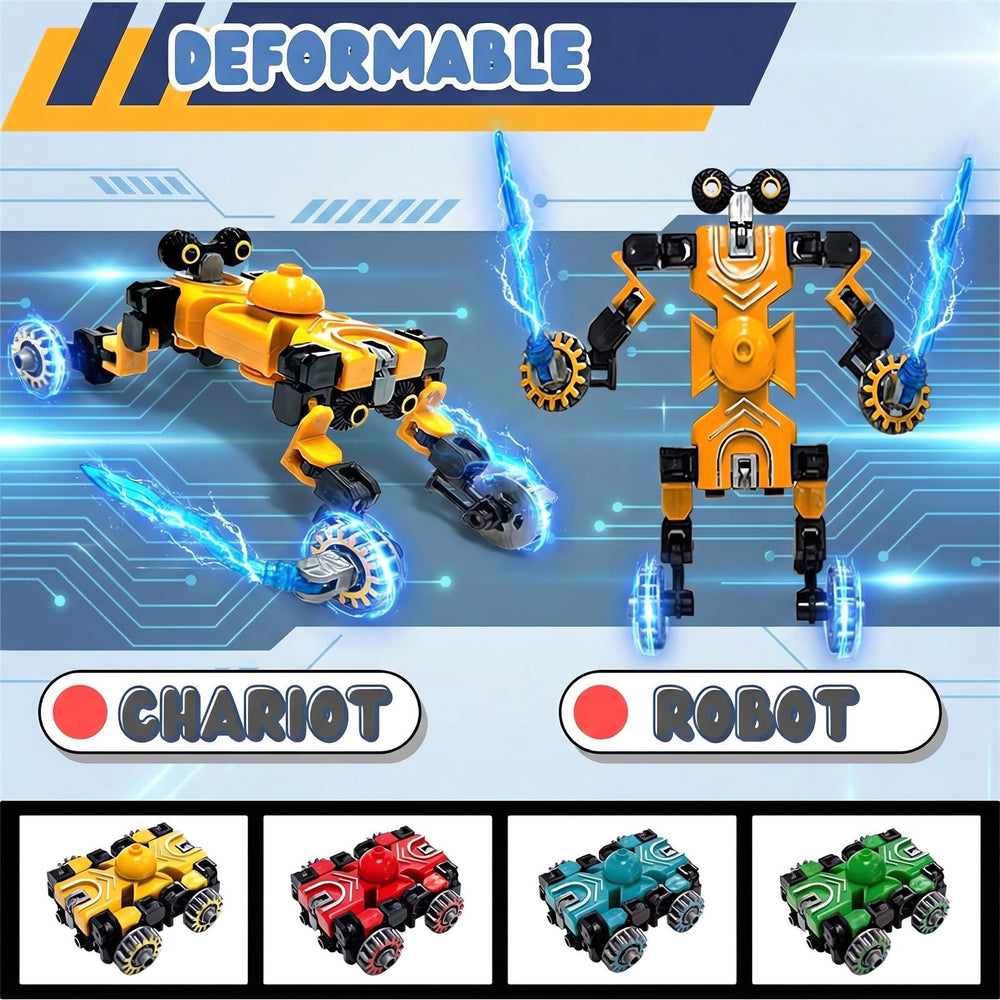 Altuco transformable fidget spinner in robot mode promoting creative, hands-on exploration.