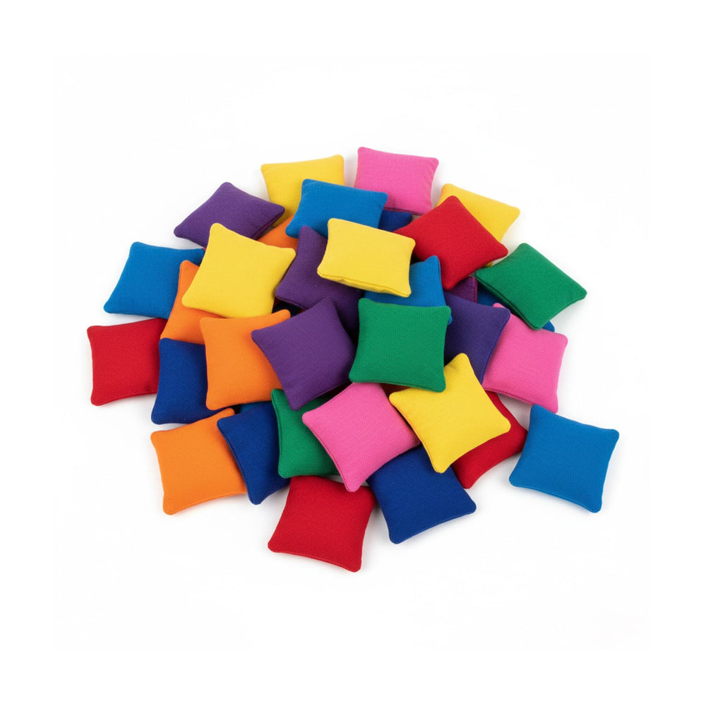 AlustraVive mini 2x2 bean bags for toss games, durable and easy to grab