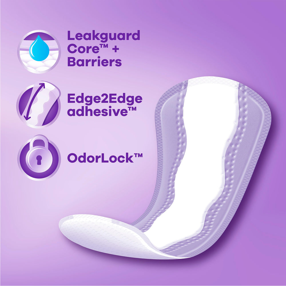 Dual-layer design diagram showing quick absorption and lockaway moisture
